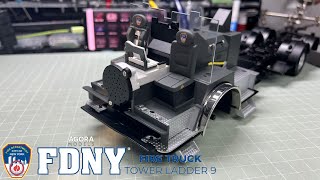 Build the FDNY Ladder 9 Fire Truck 1:24 Scale  Pack 2  Stages 916