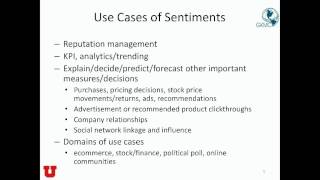 Sentiment Classification Lecture 1