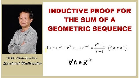 Specialist Maths | Unit 3 | Maths Induction for Sum of GS | Geometric Sequence | Simple familiar