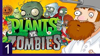 Plants vs Zombies Солнце собираю, зомби убиваю #1