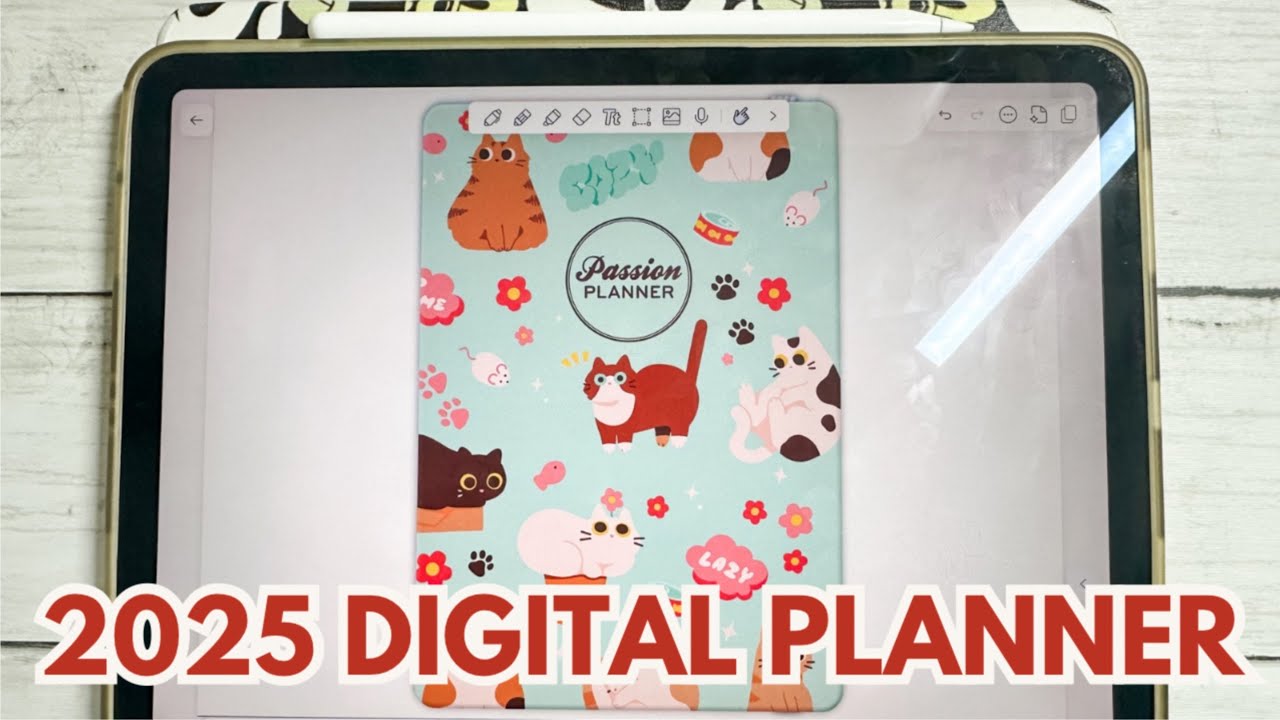 TRYING A DIGITAL PLANNER FOR THE FIRST TIME | 2025 digital Passion ...