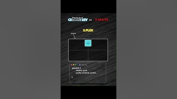 3 Ways♻️ Center div #coding #webdesign #webdevelopment #html #css #shorts