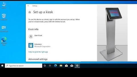 How To Setup Kiosk Mode To Allow User To Work On Single Applications Only Windows 10