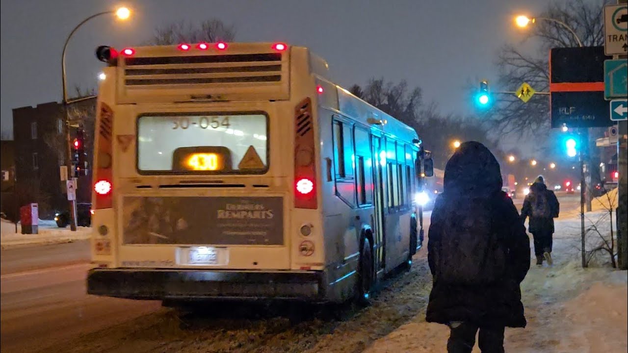 Ride on stm route 430 express pointe-aux-trembles (#30-054)  part 1 