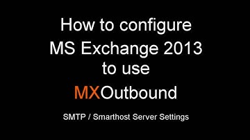 How to change the SMTP (Smarthost) server settings in MS Exchange 2013 to use MXTools