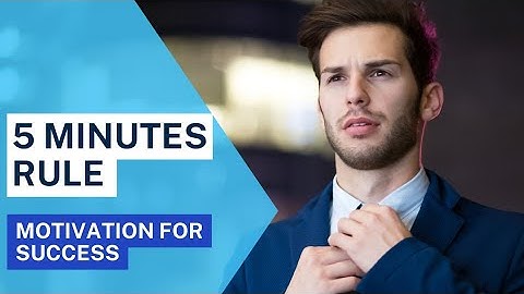 The 5 Minute Rule to Stop Laziness | Beat Procrastination Instantly | Success | Decipline 