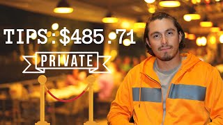 Private Party. Server shift review - $485.71 tips
