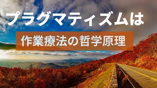 プラグマティズムは作業療法の哲学原理です