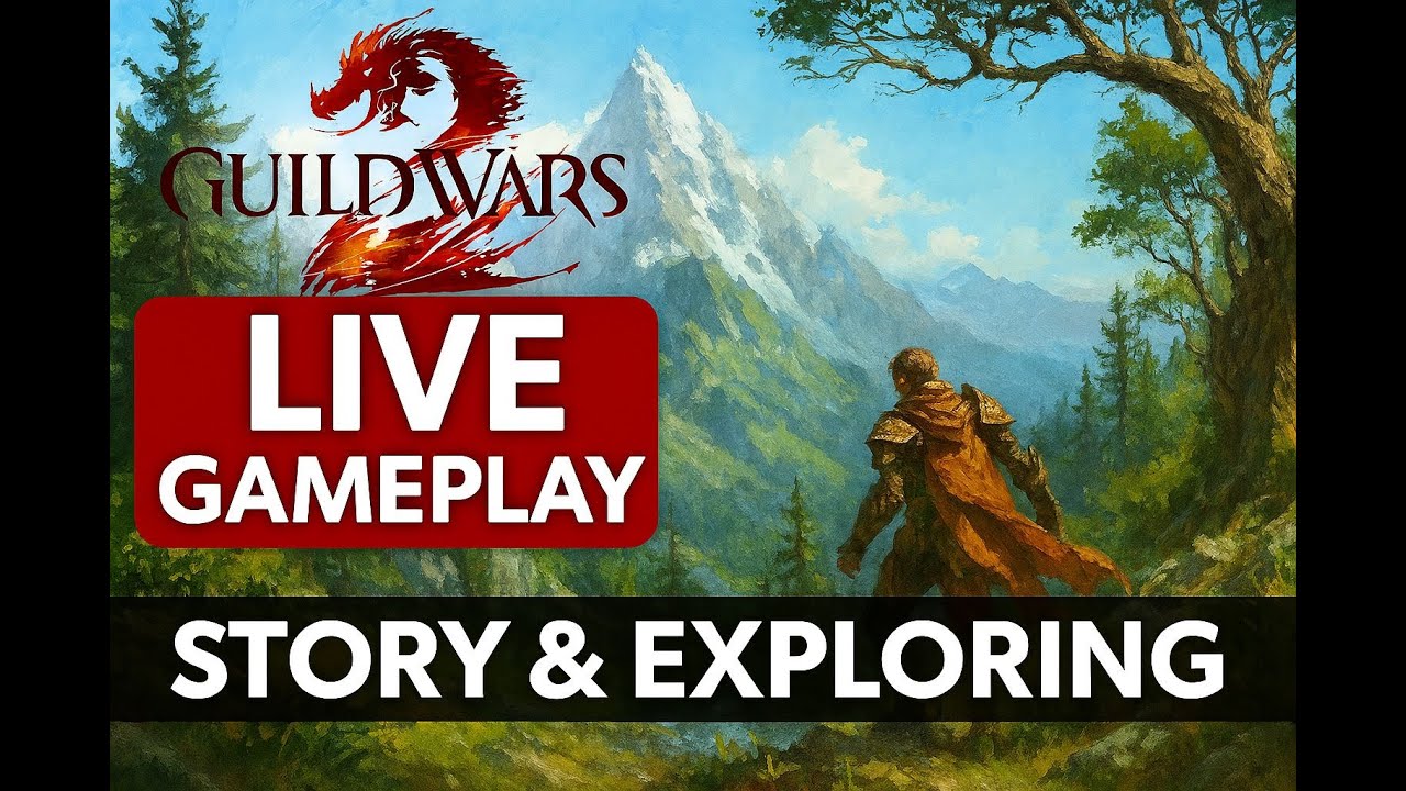 Guild Wars 2 LIVE Stream 🌍 Exploring Tyria
