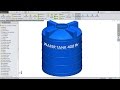 Solidworks tutorial | sketch Water tank in Solidworks (Advanced Surfacing)