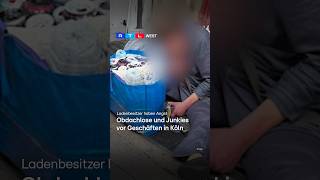 Drogenabhangige vor Geschaften in Koln RTL WEST