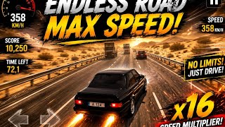 🔥 ENDLESS ROAD MAX SPEED! 🚗💨 screenshot 2
