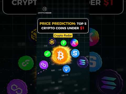 Price Prediction: Top 5 Crypto Coins Under $1 #altcoins