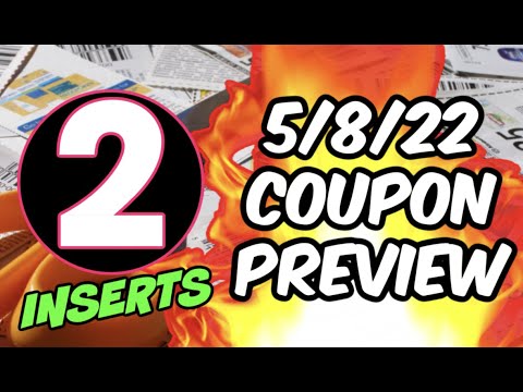 5/8/22 COUPON INSERT PREVIEW | 2 INSERTS