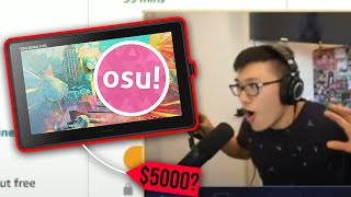 MOST EXPENSIVE osu! TABLET...!?