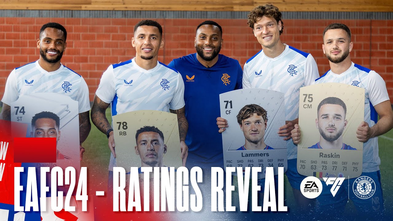 FC24 RATINGS REVEAL | RANGERS FC | 20 Sep 2023 - YouTube