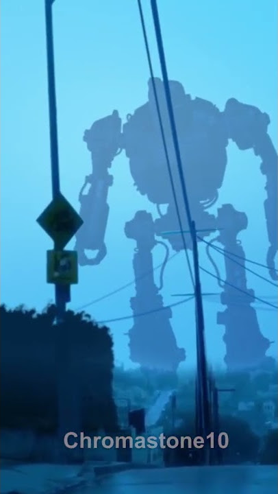 Giant robot in Chicago