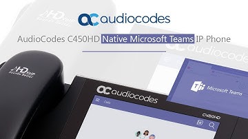 AudioCodes C450HD Native Microsoft Teams IP Phone