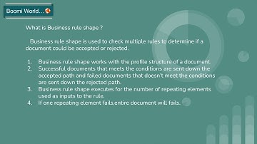 Dell Boomi Tutorial Day-21|Business Rule Shape|How to configure Business Rule Shape |BoomiWorld