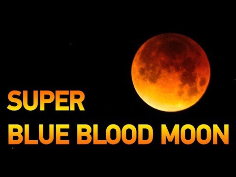 How beautiful this Super Blue Blood lunar eclipse is! - YouTube
