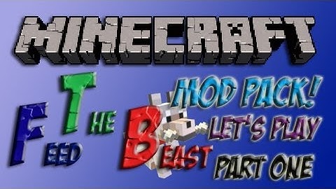 Minecraft Feed the Beast Modpack - Ep. 1 Gathering resources