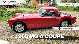 1960 MGA 1600 Coupe | Original Chariot Red | 5-Speed Classic British Sports Car