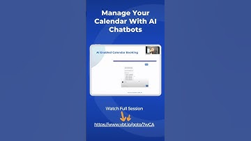 Manage Your Calendar With AI Chatbots