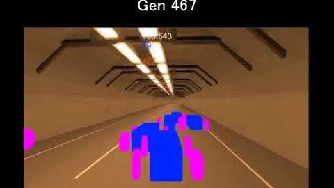 Genetic algorithm with Neural networks 3D car test(digest)