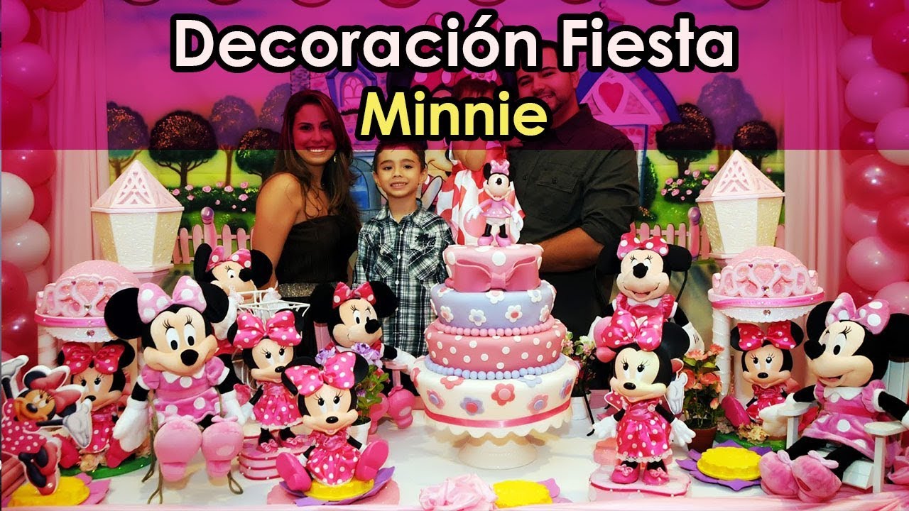 Cómo hacer una fiesta de Minnie Mouse