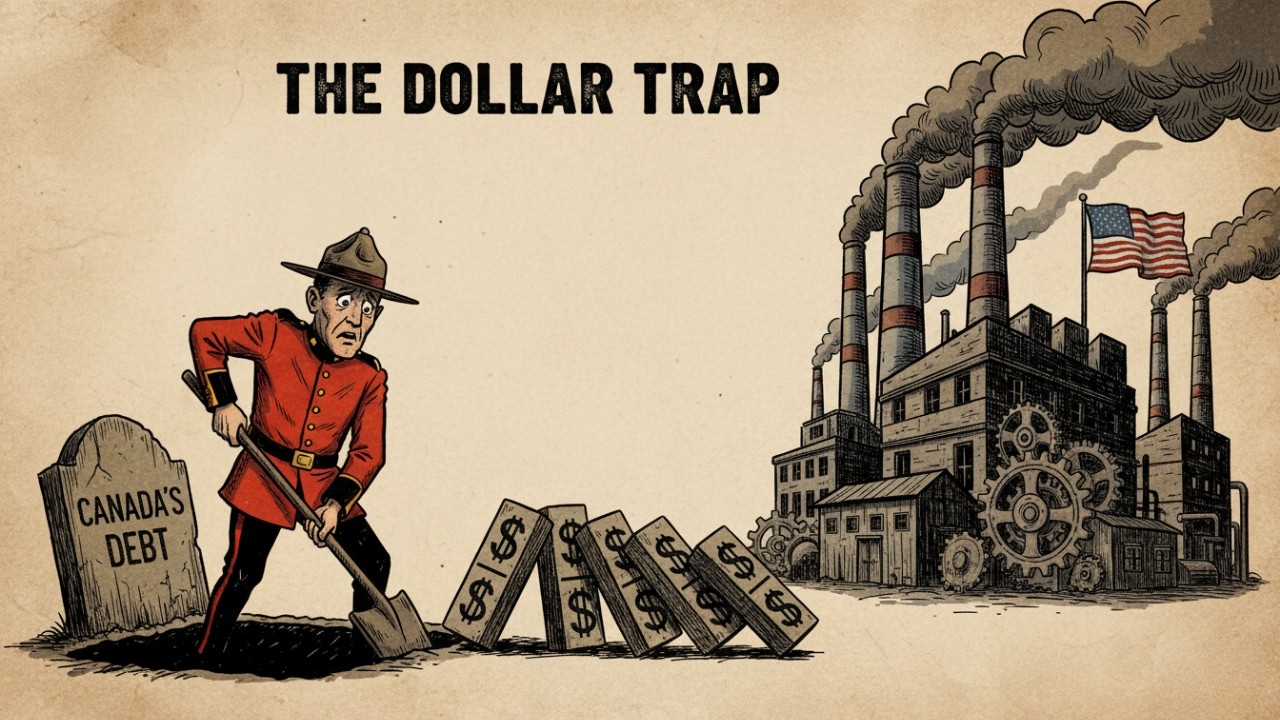The Dollar Deception: How the U.S.A Built a Global Cage for Canada… and Got Locked In!