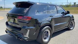 1000+HP JEEP TRACKHAWK ON SLICKS!! VERY LOUD CAMMED START-UPS, TAKEOFFS AND MORE!!