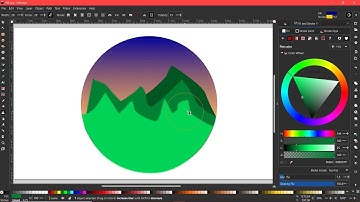INKSCAPE Videocourse - Lesson 09 - Selecting Colors, Creating Gradients, Applying Blurs