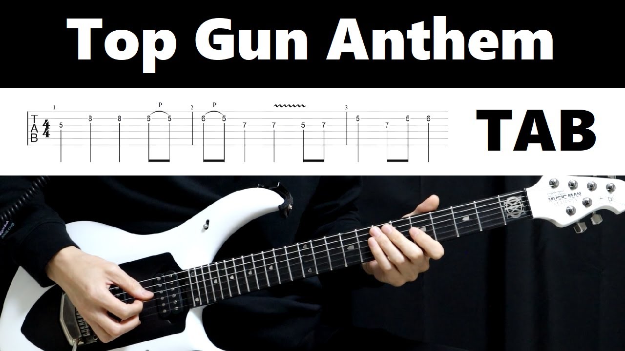 Top Gun - Top Gun Anthem (Very Easy Level, Lead Guitar) (Faltermeyer  Harold) - Guitar Tabs and Sheet Music
