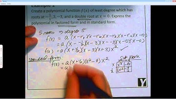 Polynomials in Standard and Factored Form Part 1