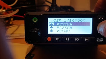 Md9600 database contact.csv download to radio