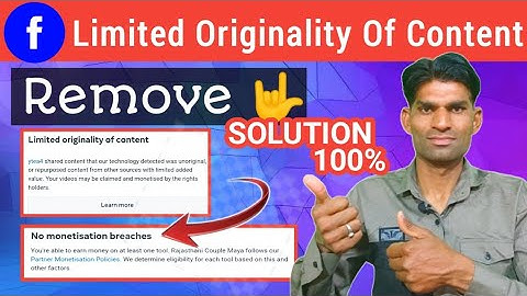 LOC REMOVE 100 % SOLUTION 🤟 How To Remove Limited Originality Of Content From FB Page 2023