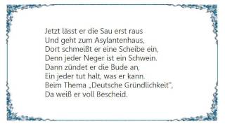 Die Toten Hosen - Sascha... Ein Aufrechter Deutscher Lyrics