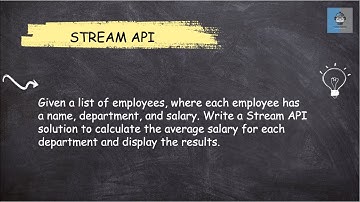 Java 8 Stream API 54 | Find the average salary from each department