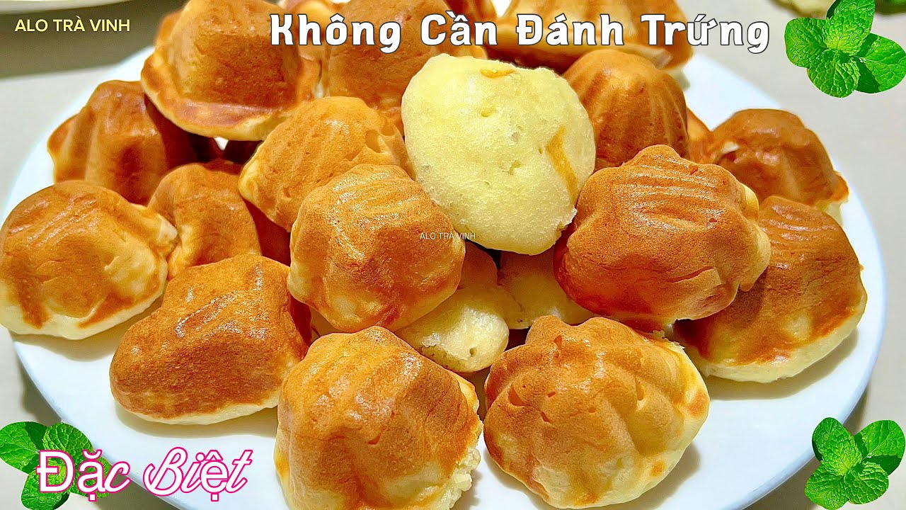 Chỉ 2 Quả Trứng Làm Bánh Ngon Không Cần Đánh Bông Trứng, ít tốn công- Cupcake