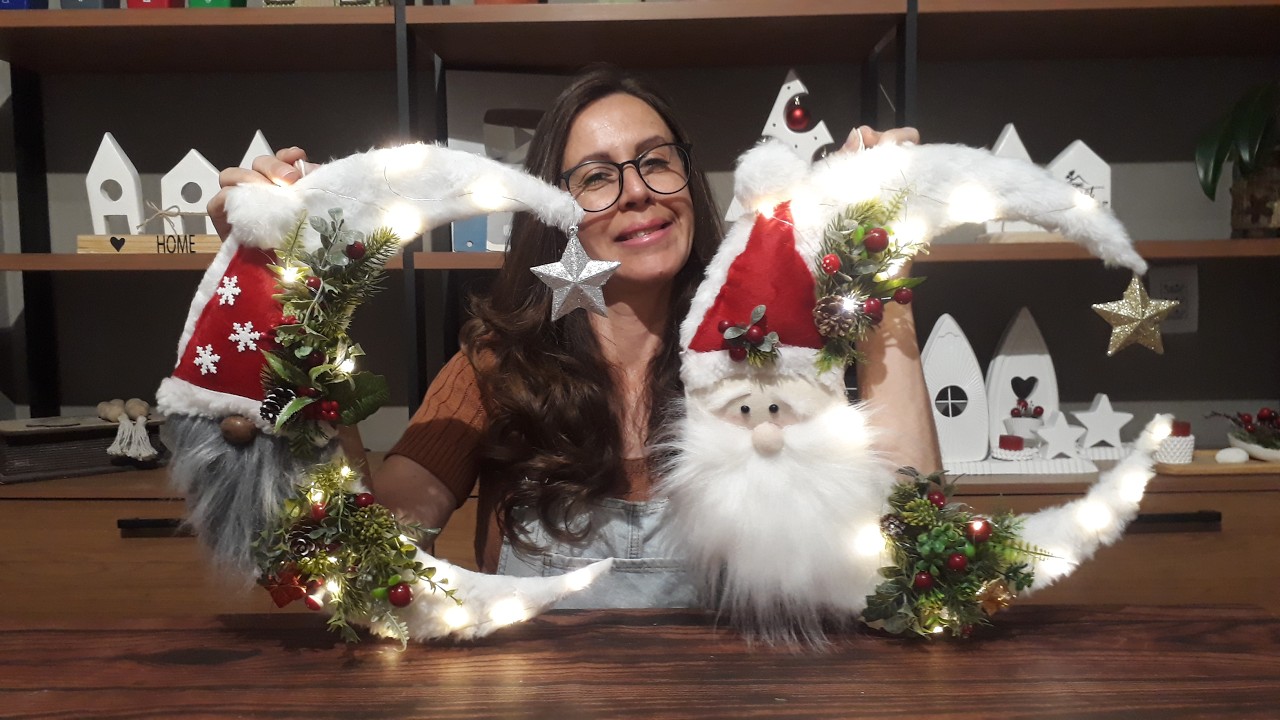 Специальное рождественское предложение — гирлянда в форме полумесяца из картона — сделай сам!