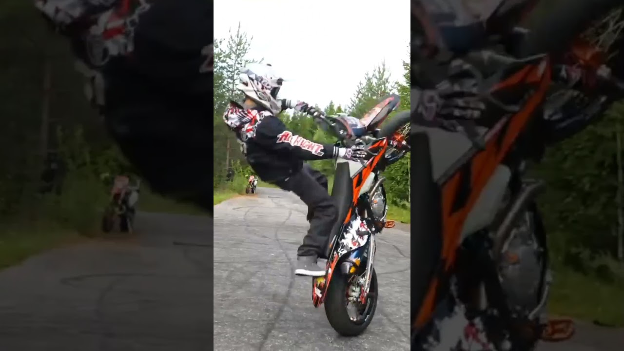 Aksi Keren Supermoto Freestyle 