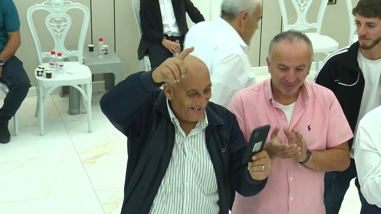 2025 حوار ناري بين الفنانين نعمان الجلماوي وأكرم قعوار في حفلة العريس محمد دعاس