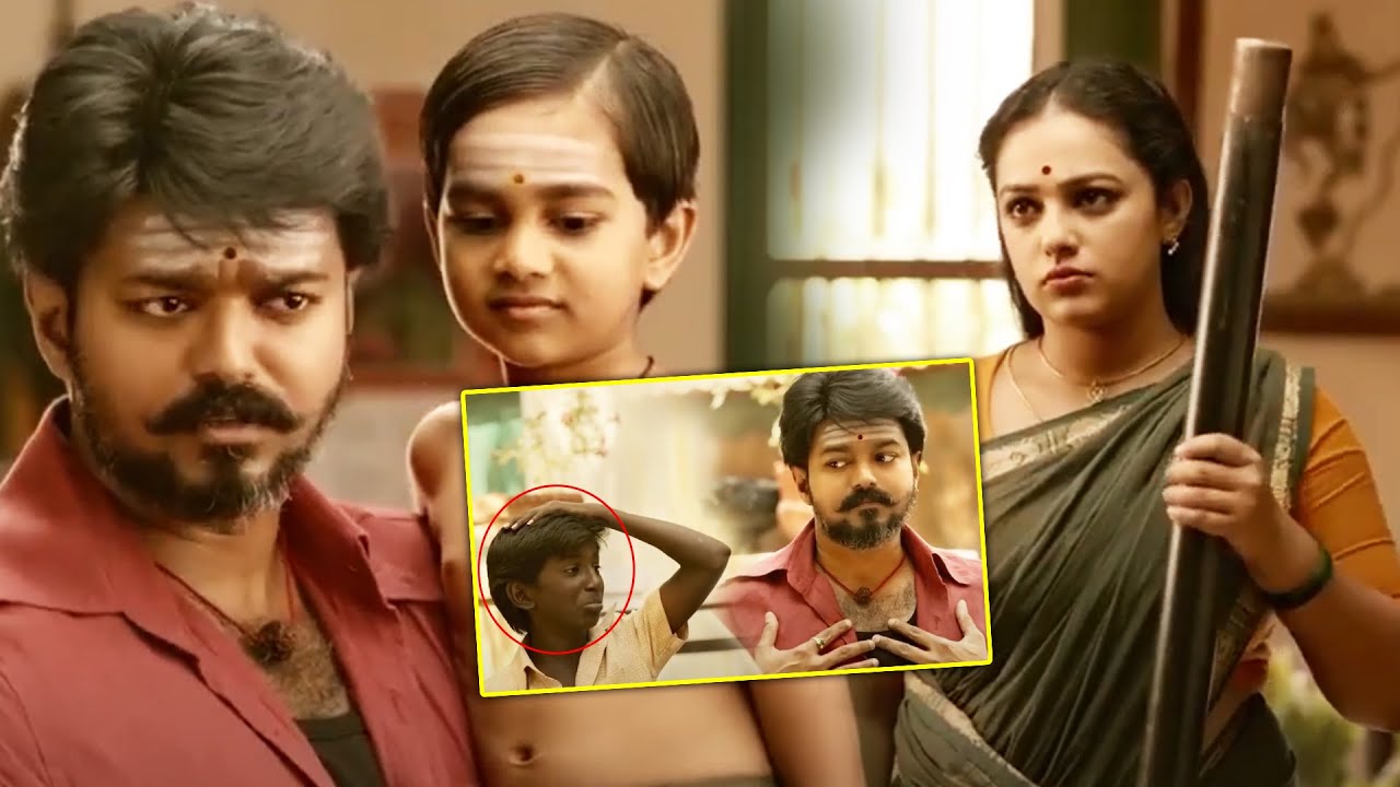 Nithya Menen And Thalapathy Vijay Emotional Scene || Adhirindi Movie Scenes ||