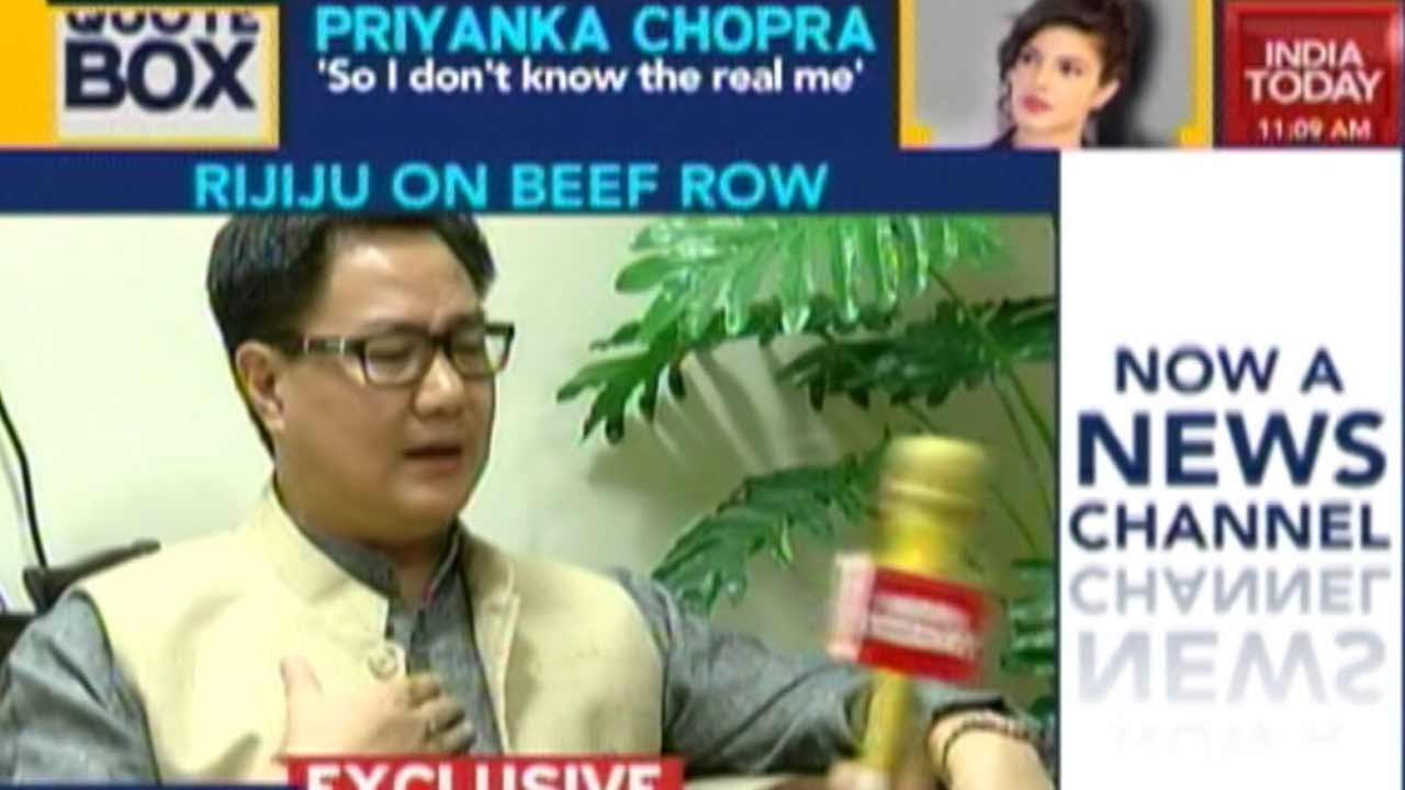 Kiren Rijiju Issues Clarification After His Comments On Beef Ban Make Headlines