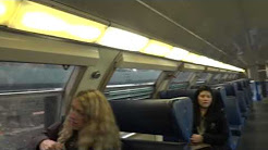 Train ride in Manarola, Cinque Terre, Italy.