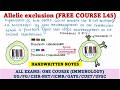 Immunology Course | L45 | Allelic exclusion