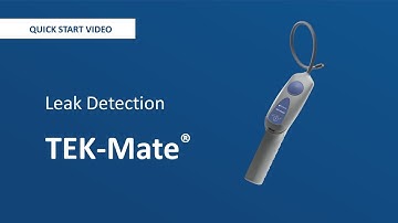 Quick Start Video for TEK-Mate Refrigerant Leak Detector