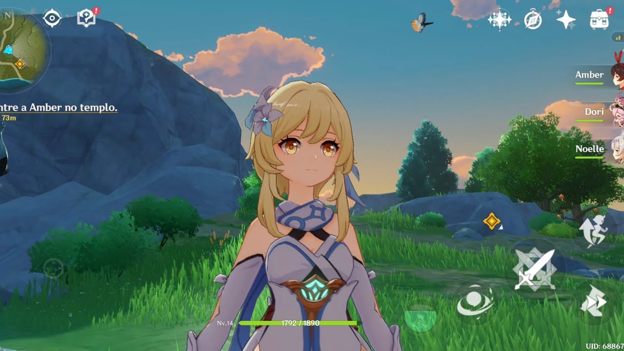 Genshin Impact Mobile Max gráficos no POCO X7 PRO