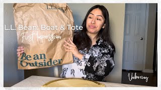 L.l. Bean Boat And Tote First Impression Unboxing Mod Shots