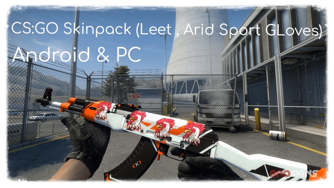 CS:GO Skinpack (Leet, Arid Sport Gloves) for cs 1.6(Android & PC) - YouTube